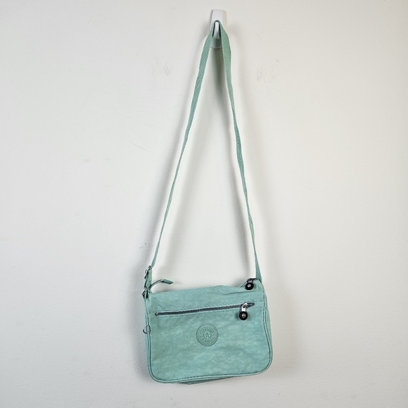 Kipling Callie Shoulder Crossbody Bag Fern Green Tonal Small - Picture 2 of 11